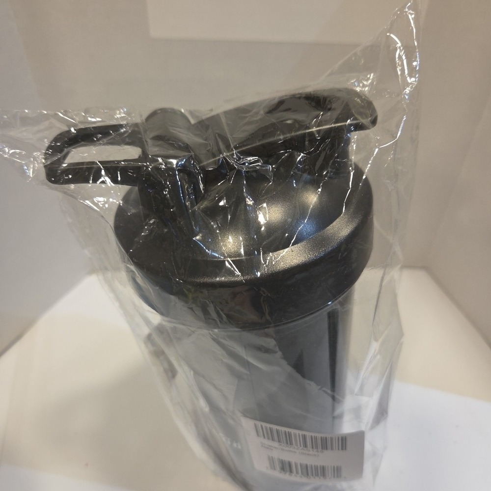 Monkey Strength Hard‎ Plastic Shaker Bottle 18 OZ (Black) - Picture 4 of 5